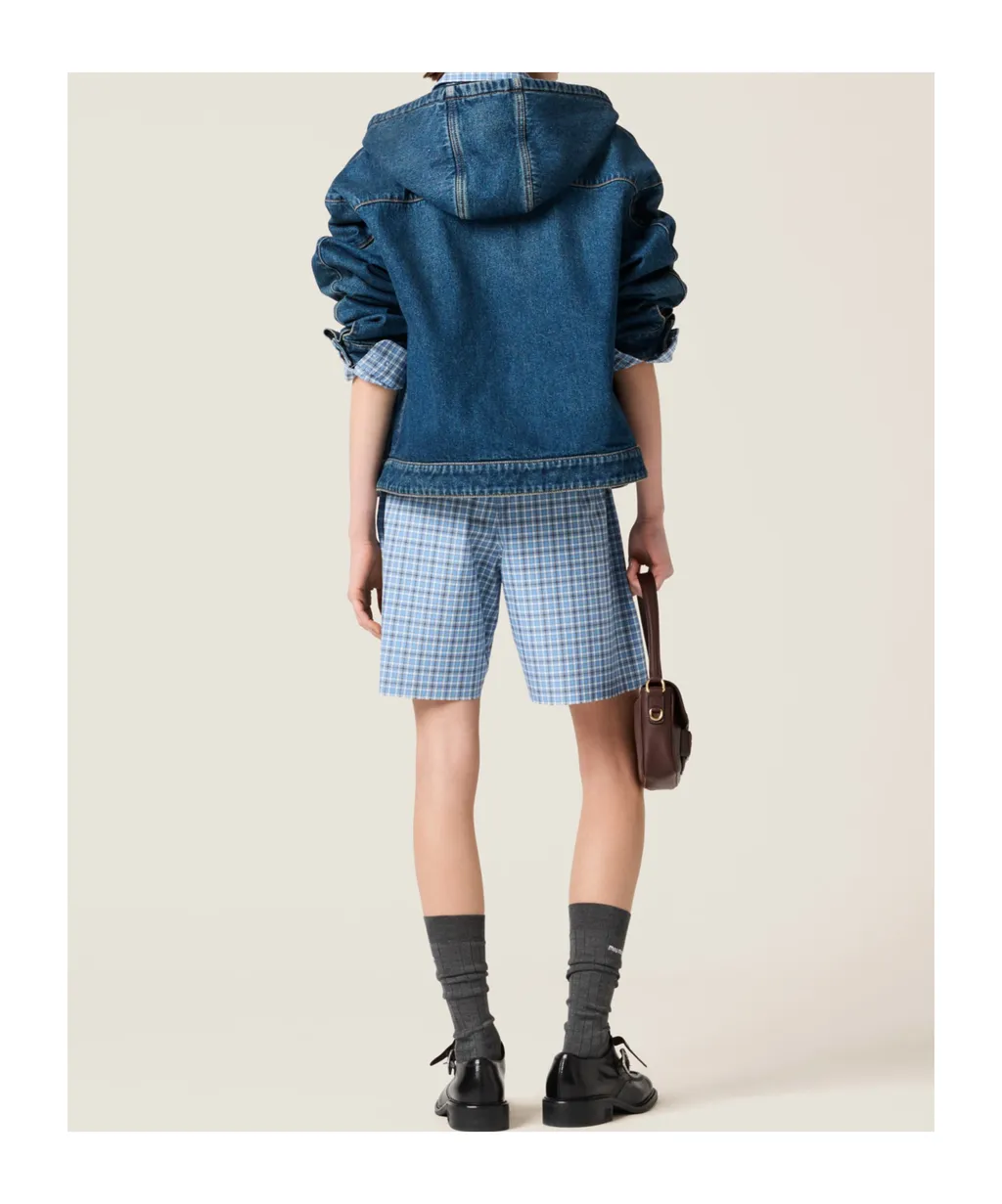 Denim Hoodie Jacket
