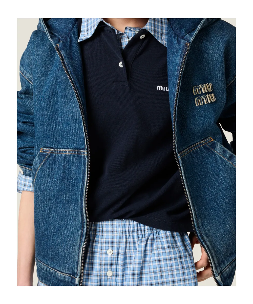 Denim Hoodie Jacket