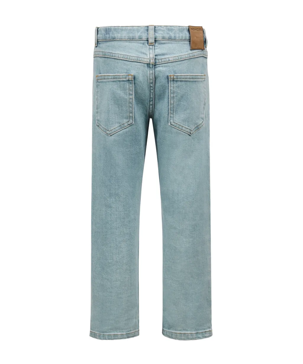 Bleached Denim Jeans