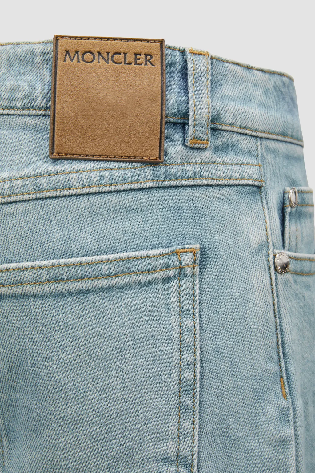 Bleached Denim Jeans