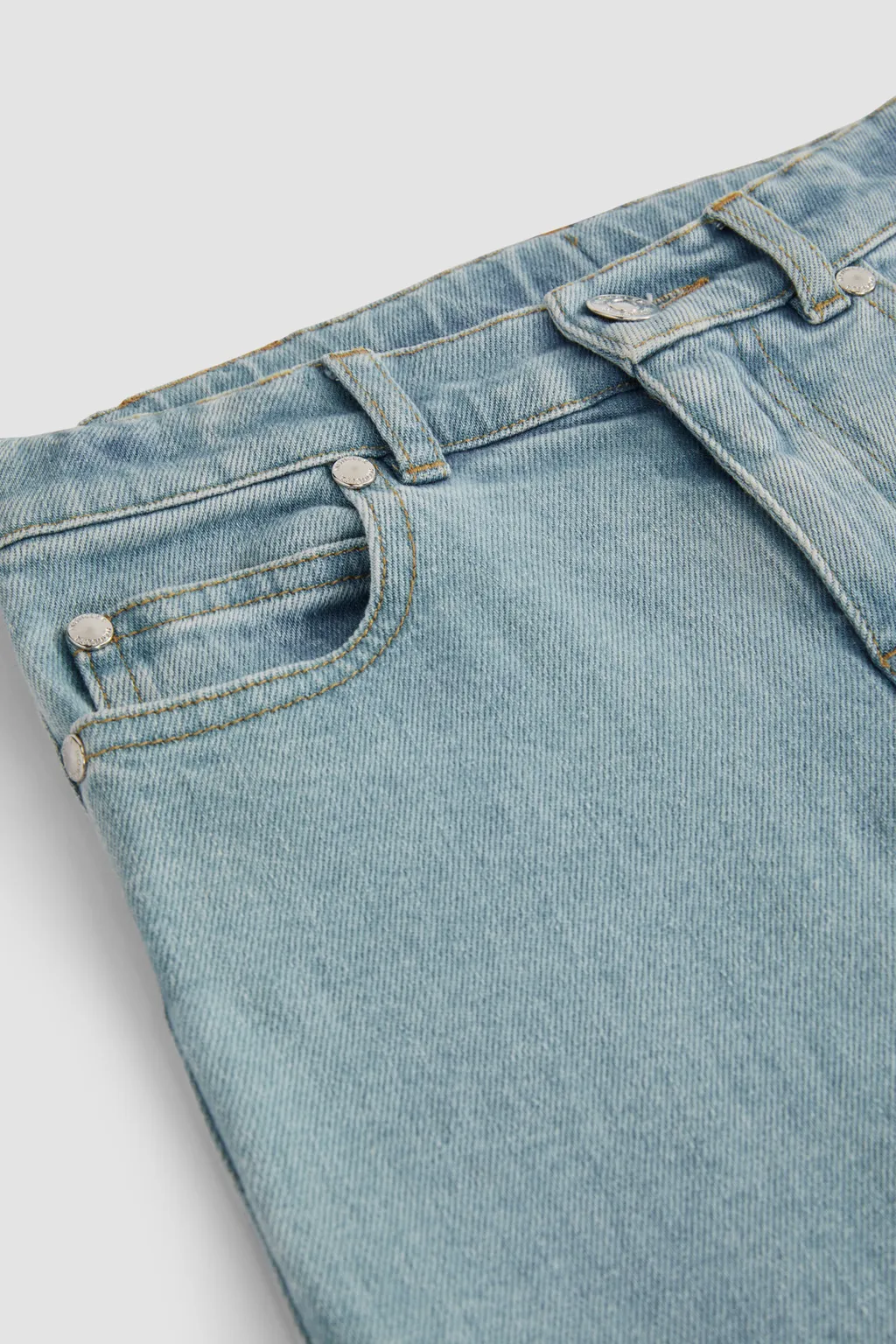 Bleached Denim Jeans