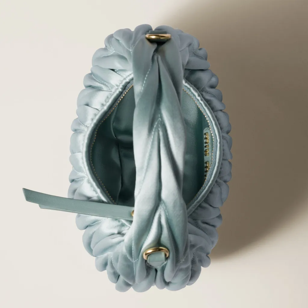 Miu Miu Wander Matelassé Mini Hobo Bag