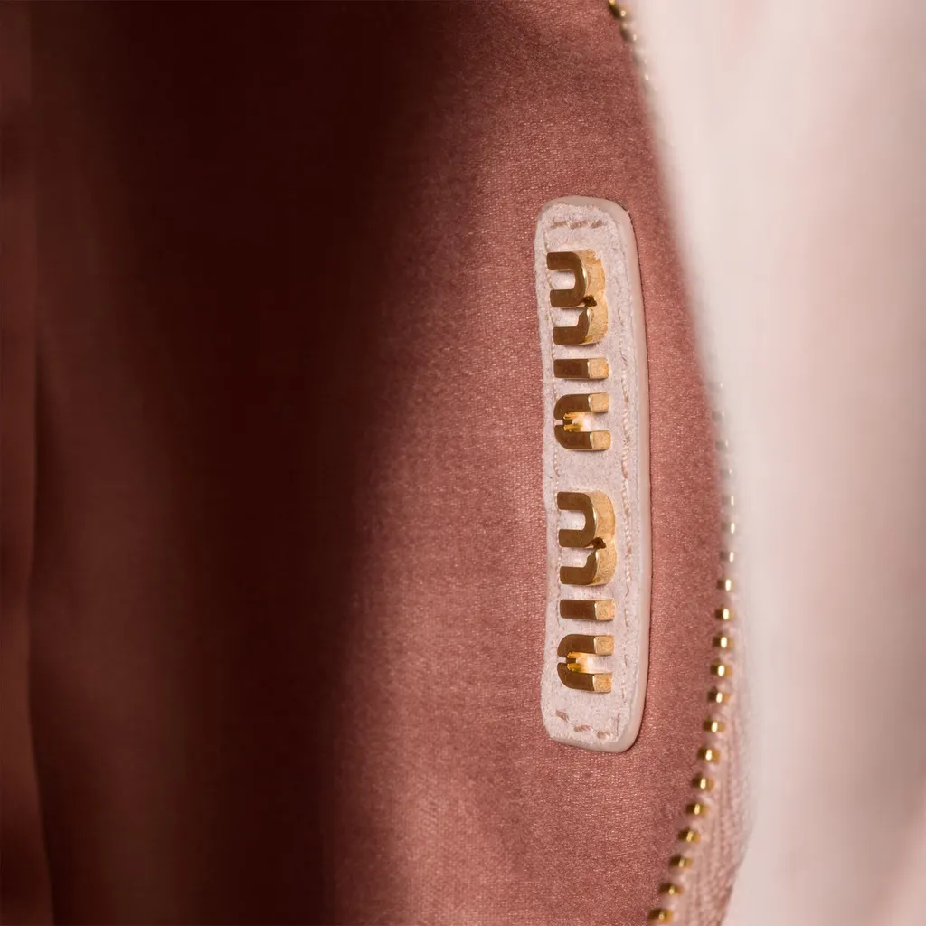 Miu Miu Wander Matelass Zipped Handbag