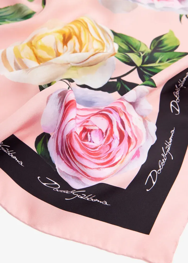 Floral-Print Scarf