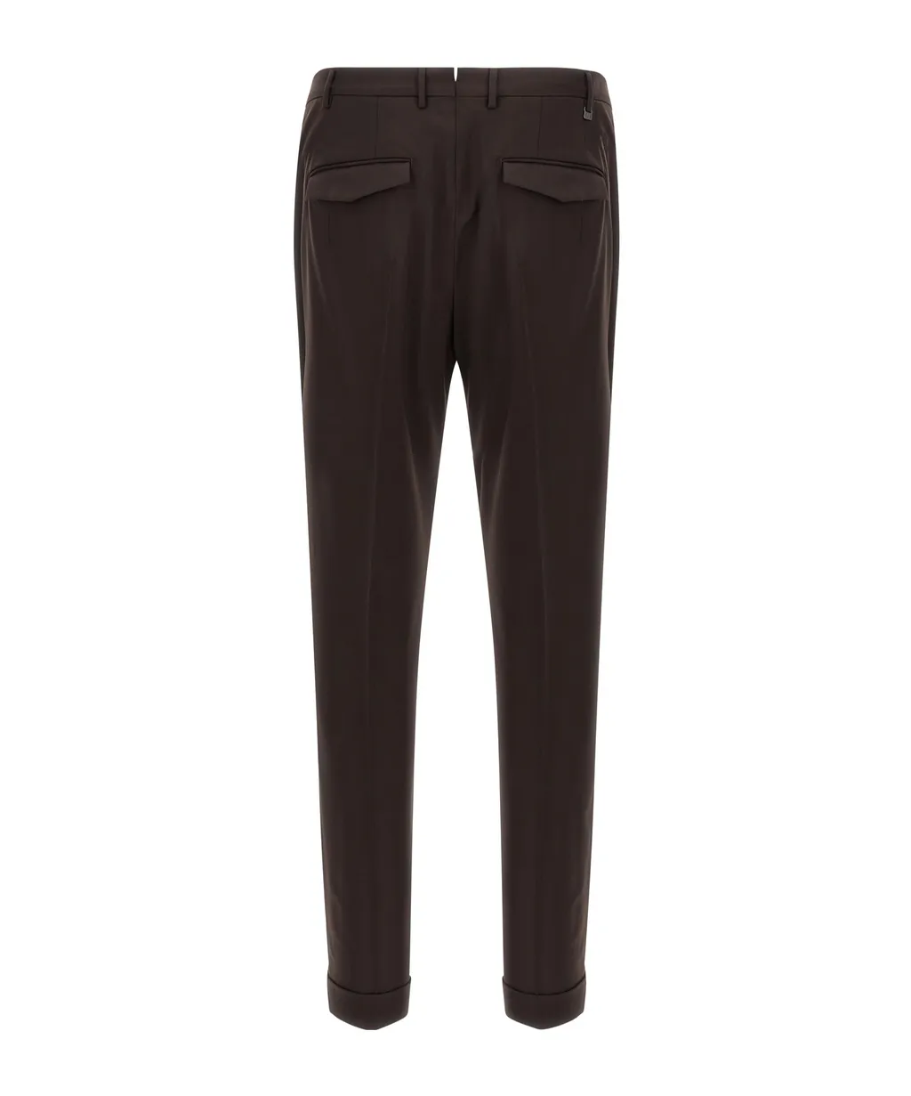 Pt Torino Master Creased Wool Pants