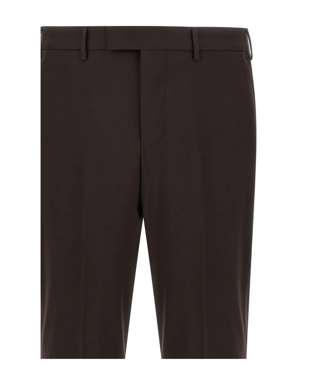 Pt Torino Master Creased Wool Pants