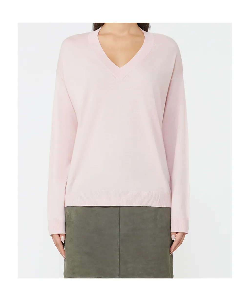 Wool And Cashmere V-Neck Pullover