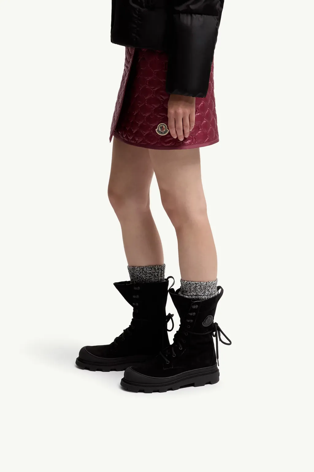 Vera High Suede Lace-Up Boots