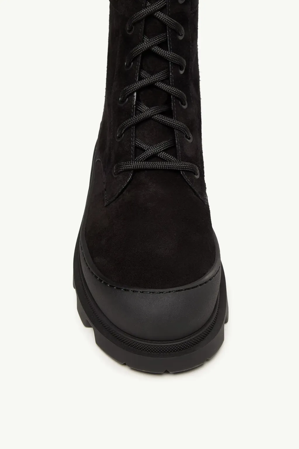Vera High Suede Lace-Up Boots