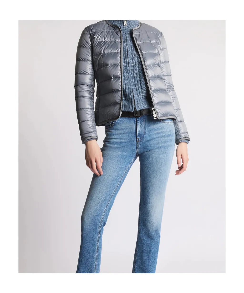 Fay Zip-Up Quilted Jacket