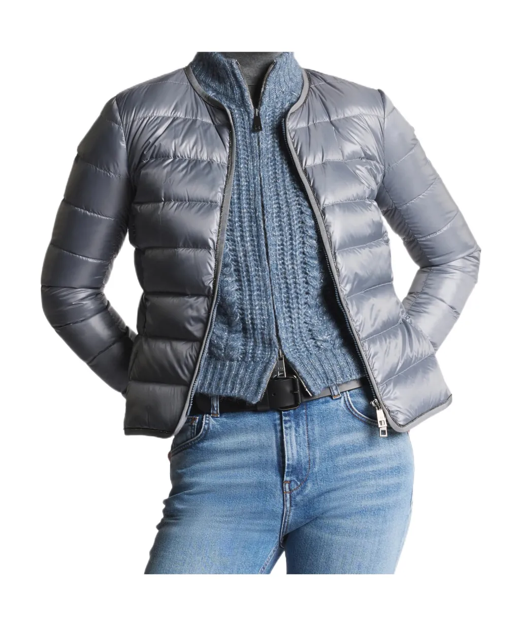 Fay Zip-Up Quilted Jacket