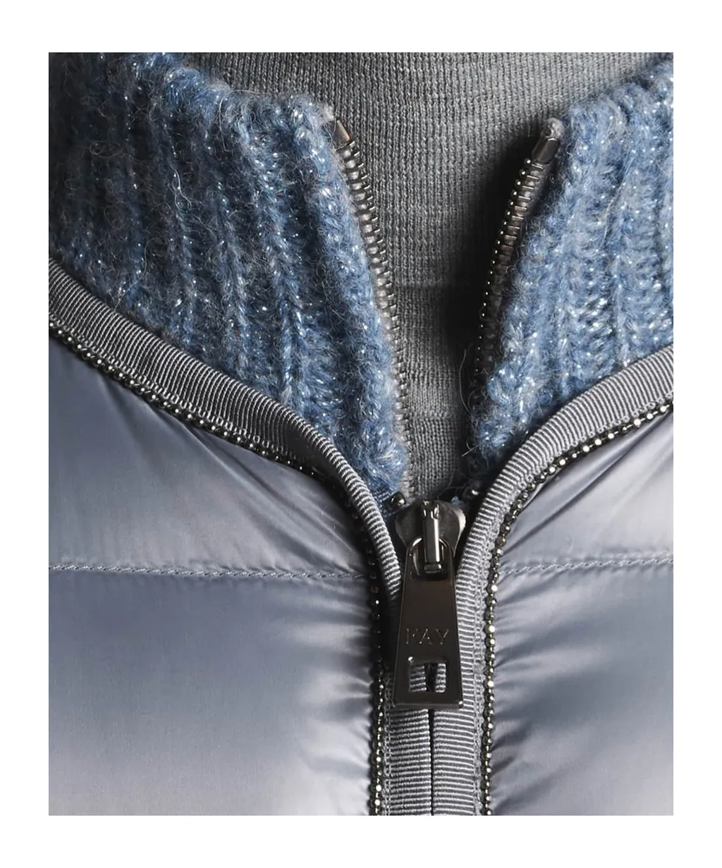 Fay Zip-Up Quilted Jacket