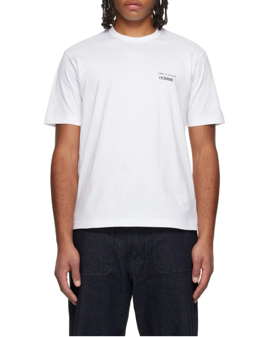 Comme Des GarÇOns Homme Logo Printed Crewneck T-Shirt