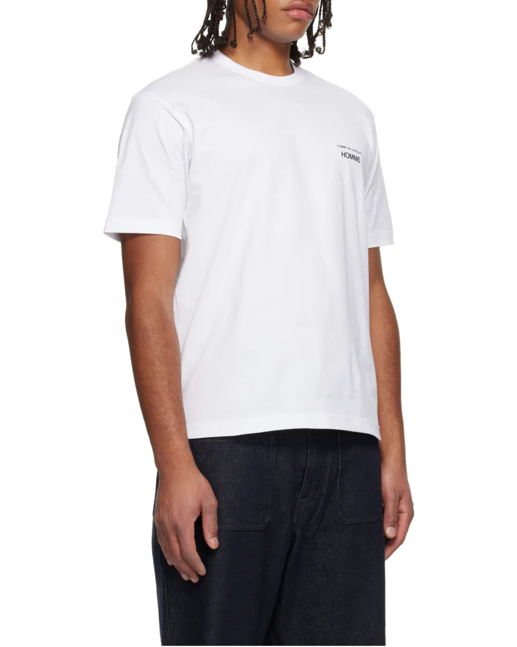 Comme Des GarÇOns Homme Logo Printed Crewneck T-Shirt