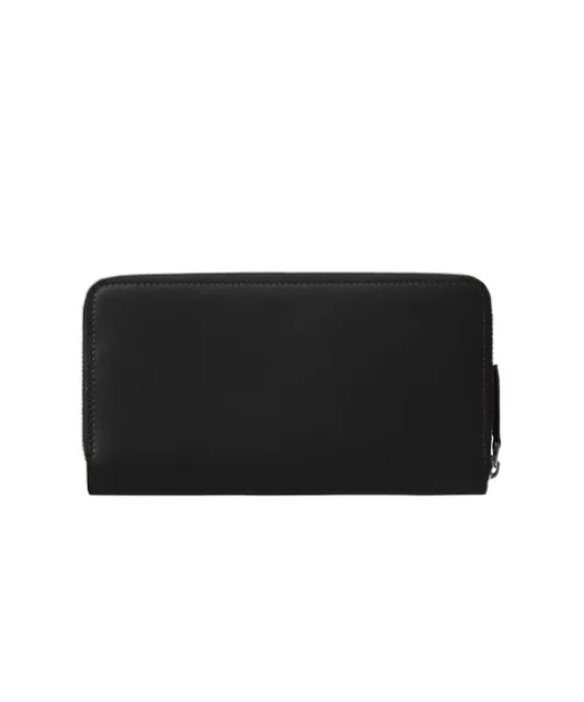 Zip-Around Leather Wallet