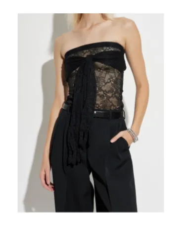 Lace-Bow Top