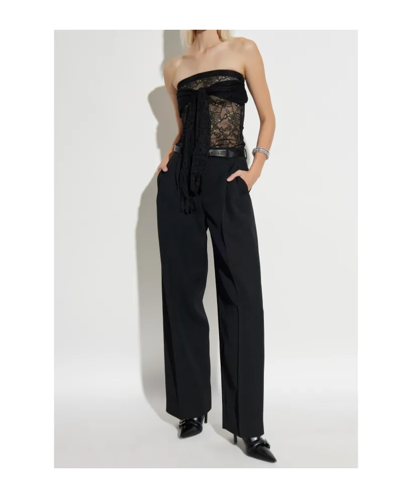 Lace-Bow Top
