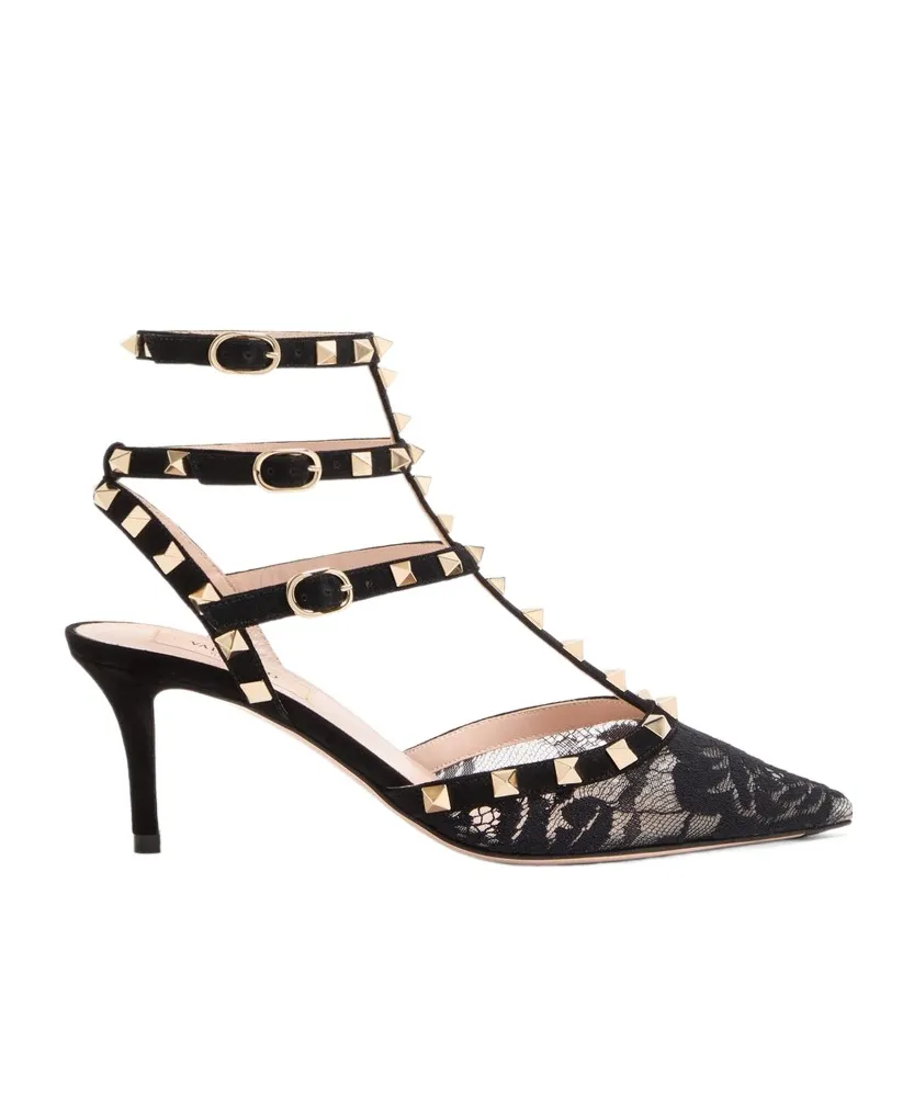 Valentino Garavani Rockstud Pointed Toe Pumps