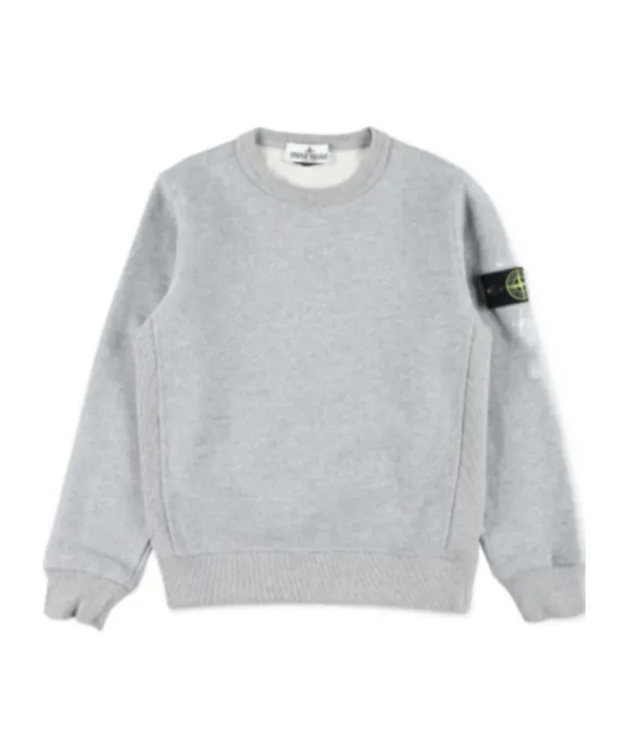 Stone Island Junior Logo Patch Sweatshirt