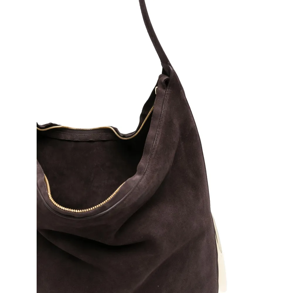 Zippered Shoulder Bag