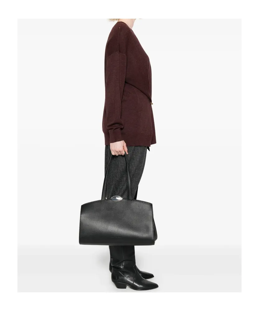 Arched Top Handle Shoulder Bag