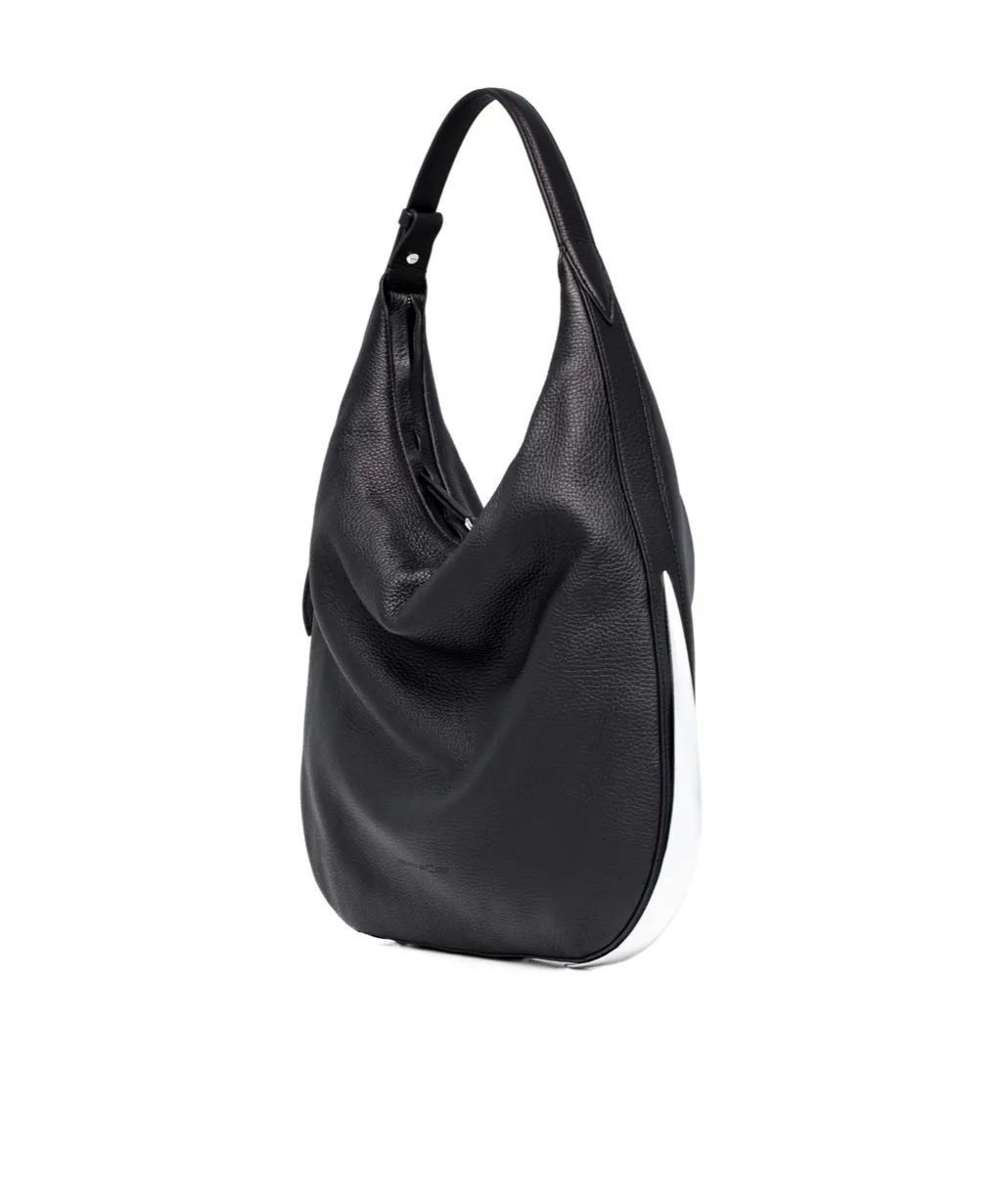Logo Embossed Shoulder Bag