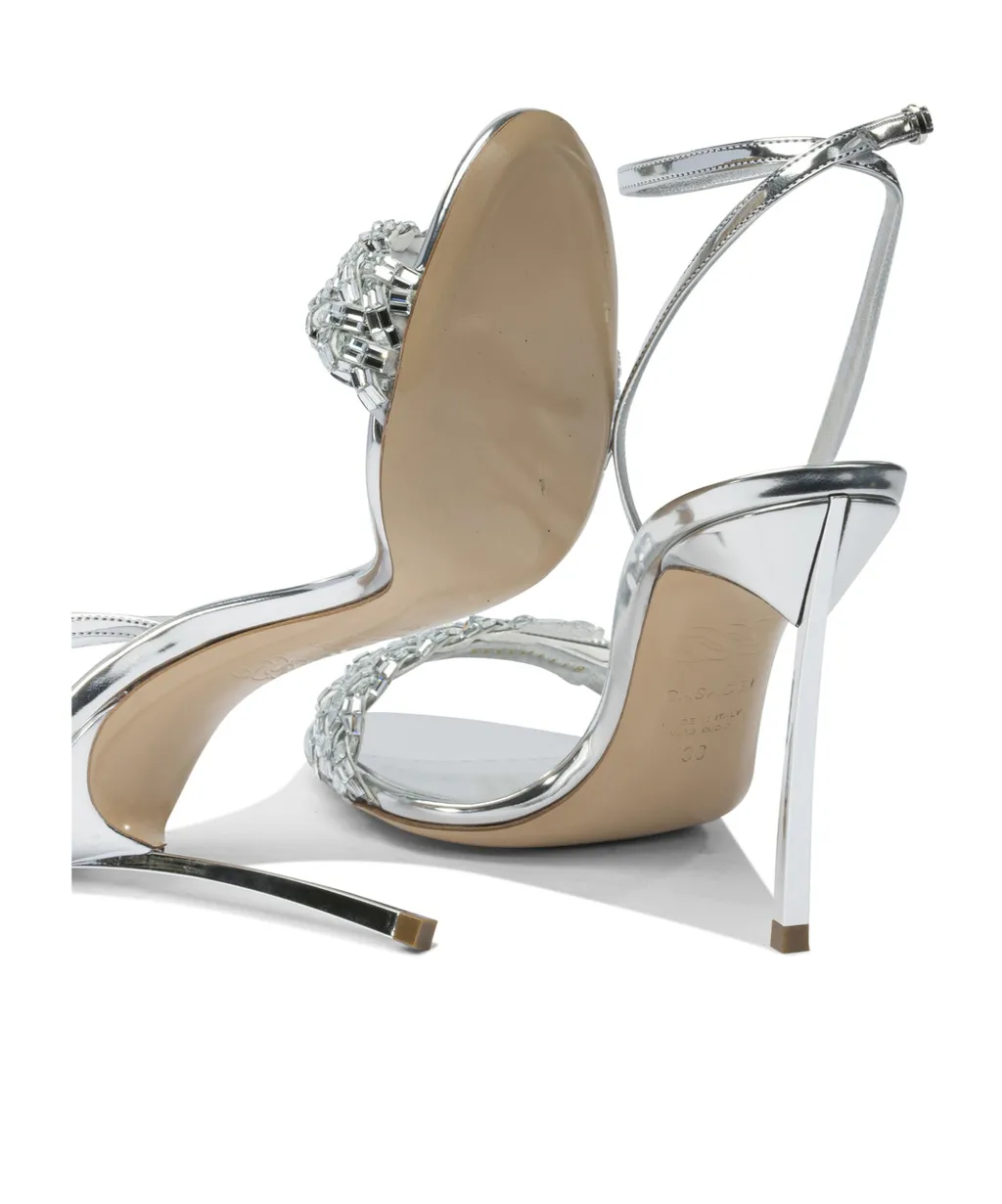 Round-Toe High-Heeled Sandals