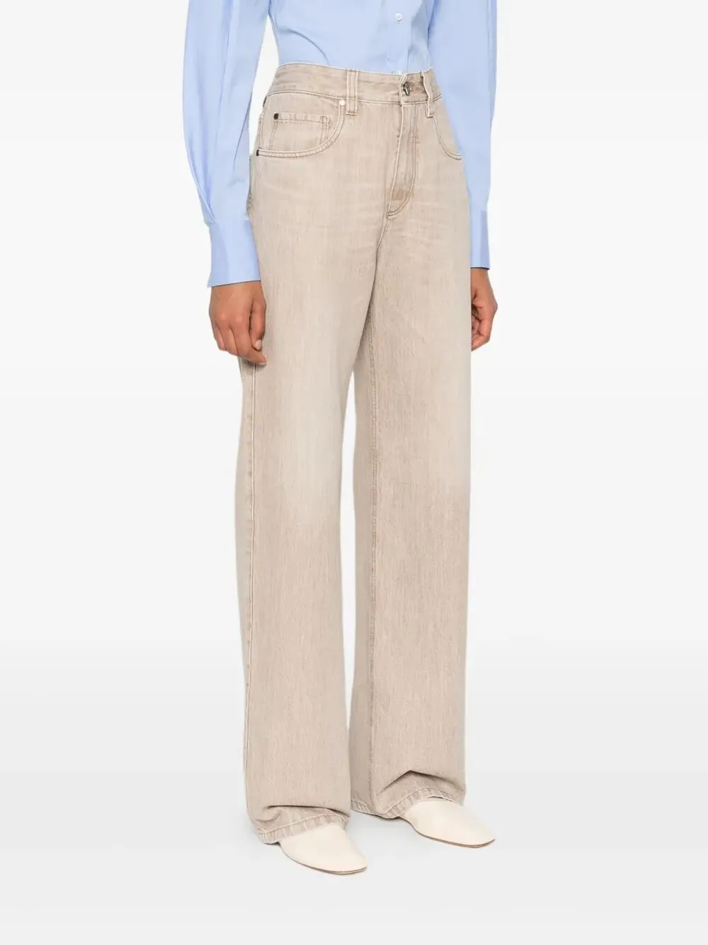 Washed Cotton Jeans