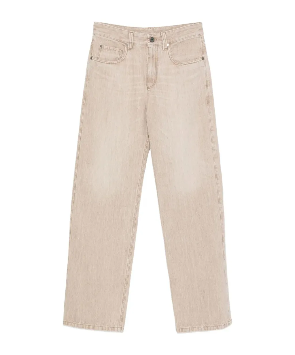 Washed Cotton Jeans