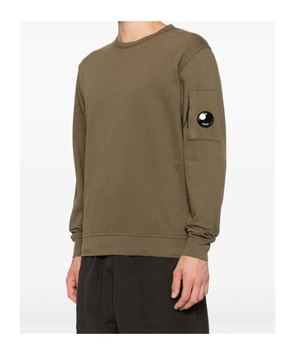 C.P. Company Lens Detailed Crewneck Sweatshirt