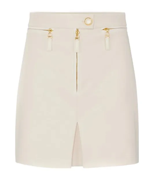 Zip Mini Skirt