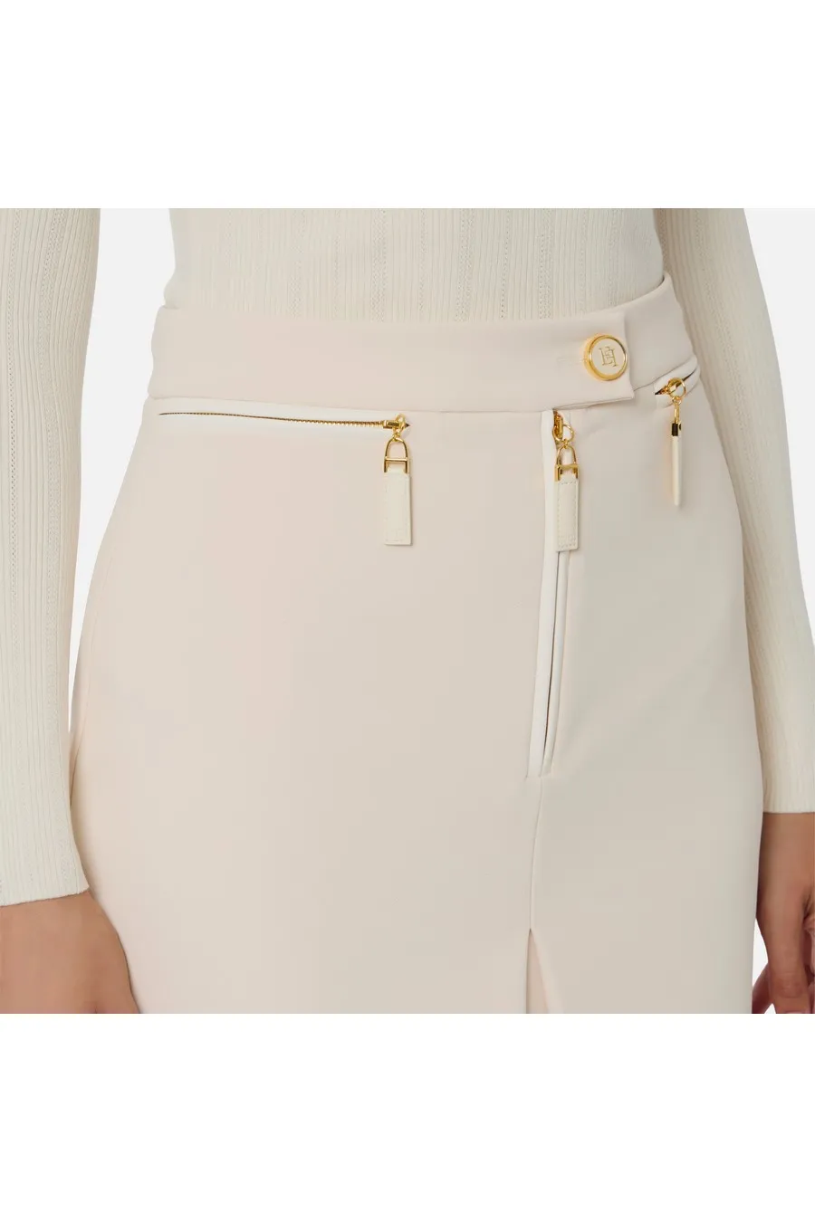 Zip Mini Skirt