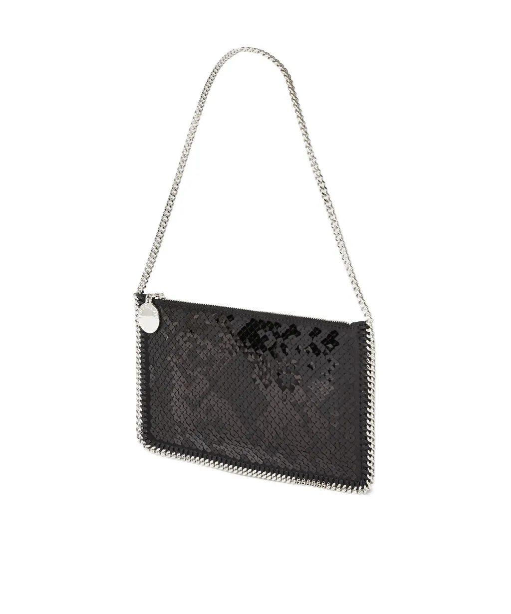 Stella Mccartney Falabella Sequin Pochette Shoulder Bag