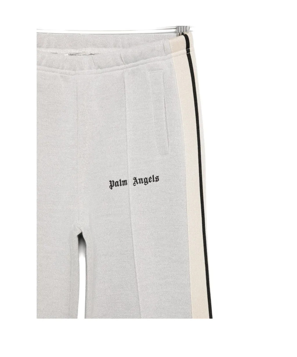 Palm Angels Kids Logo Embroidered Track Pants