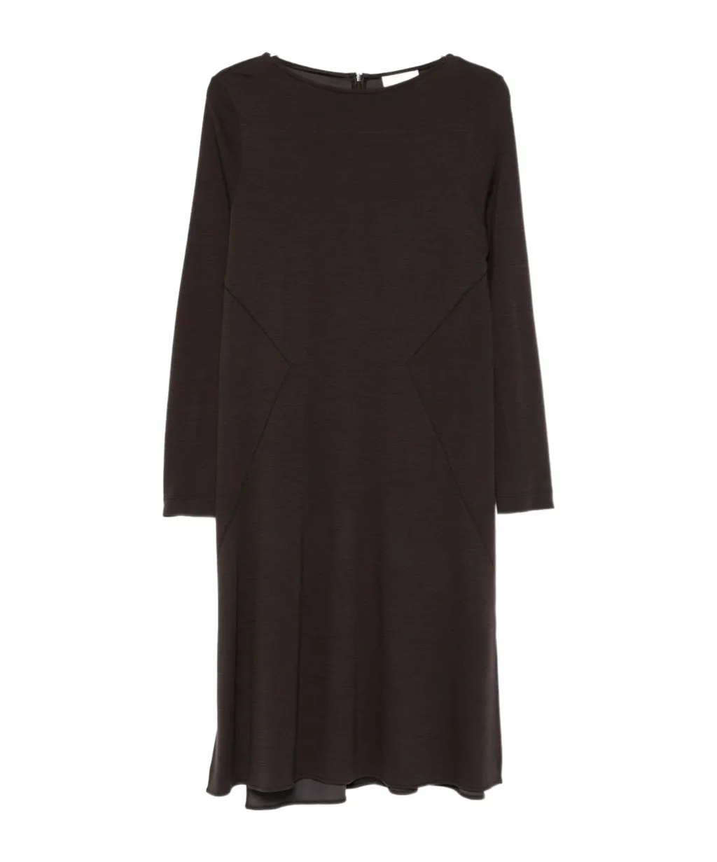 Antonelli Boat-Neck Midi Dress