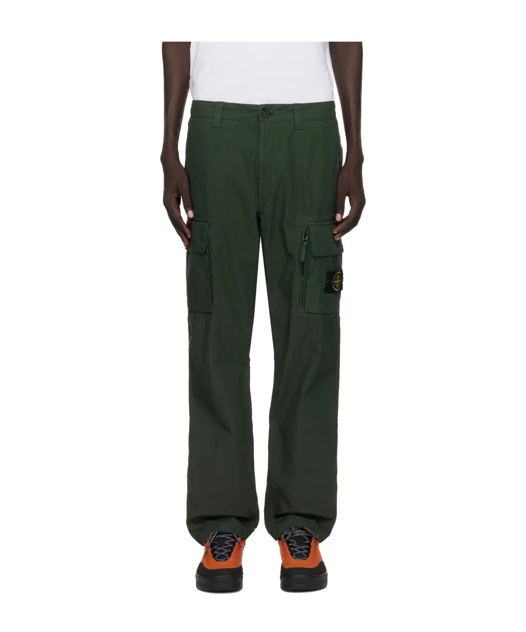 Logo-Patch Cargo Trousers