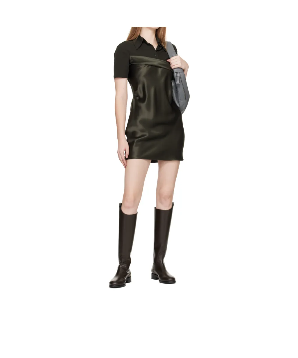 Zip-Fastening Leather Knee-High Boots