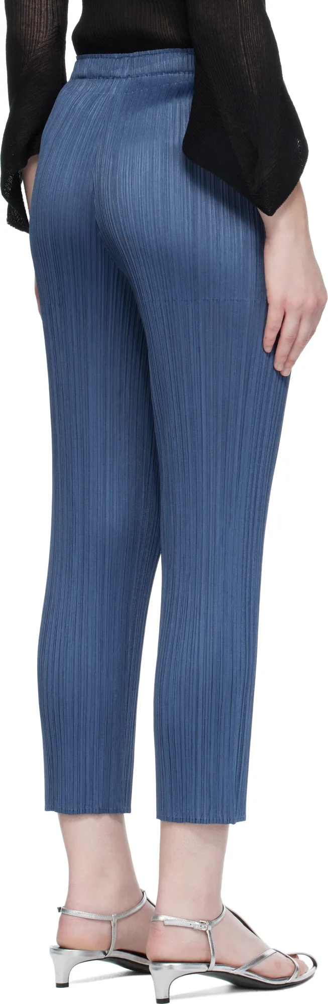 Pleated Straight Trousers