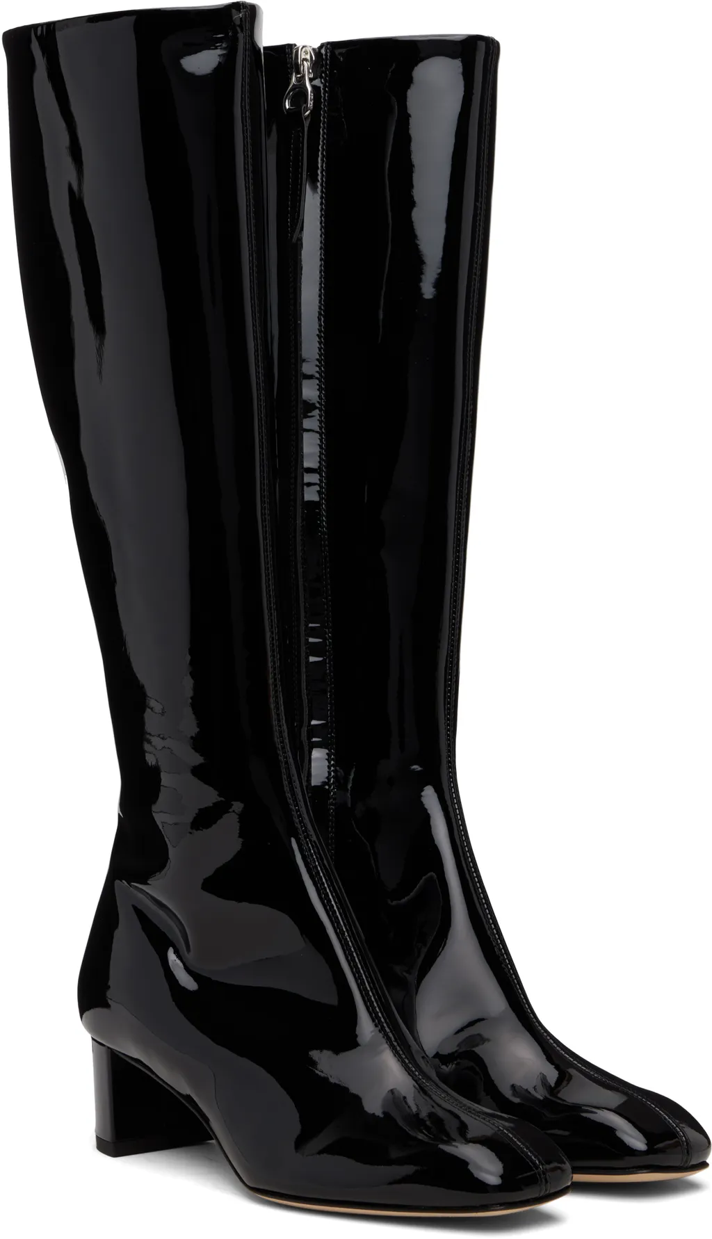 50Mm Marty Patent Calf Leather Knee-High Boots