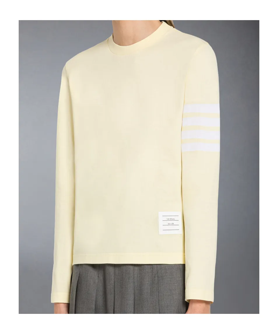 Round Neck Long-Sleeved T-Shirt