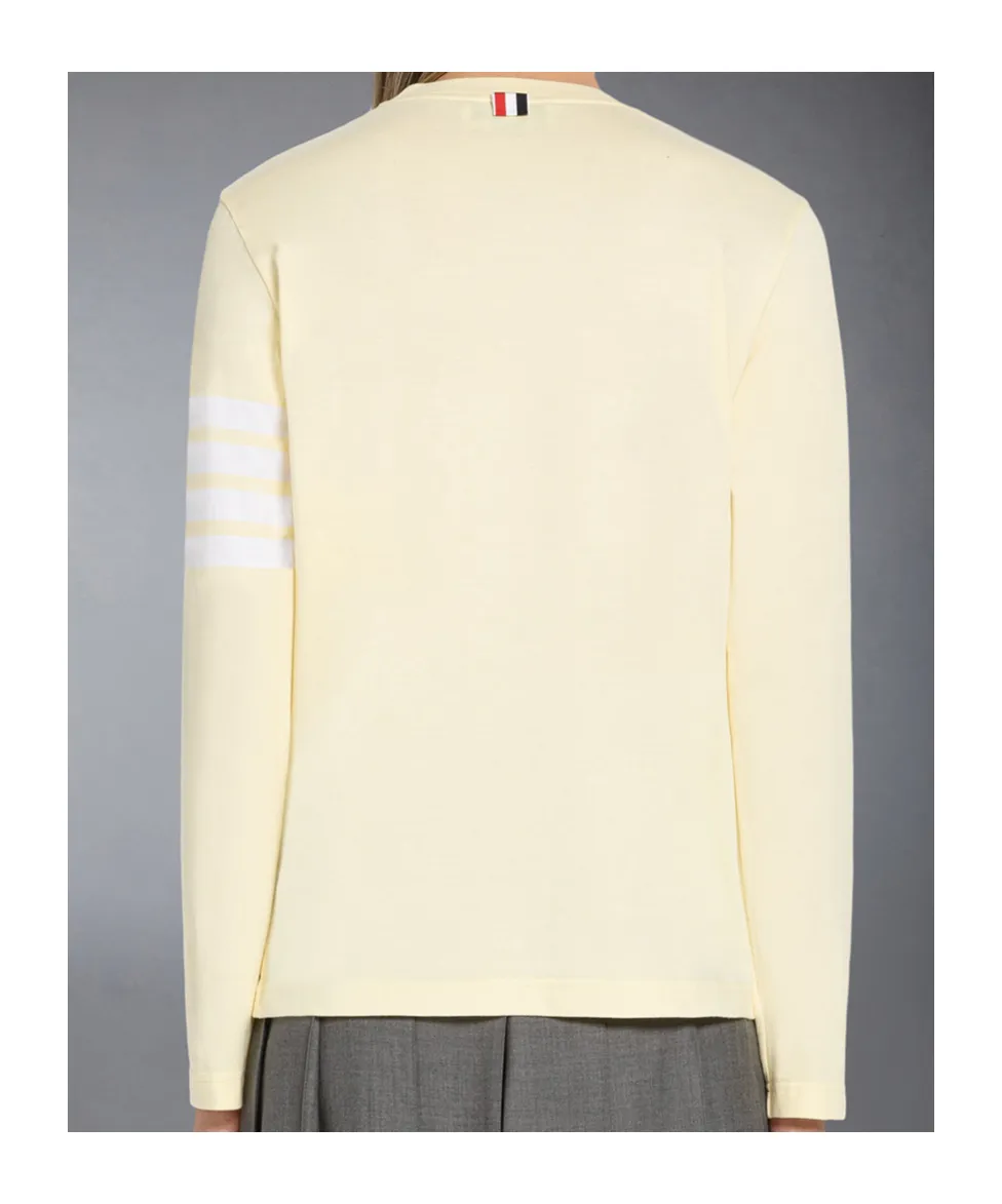 Round Neck Long-Sleeved T-Shirt