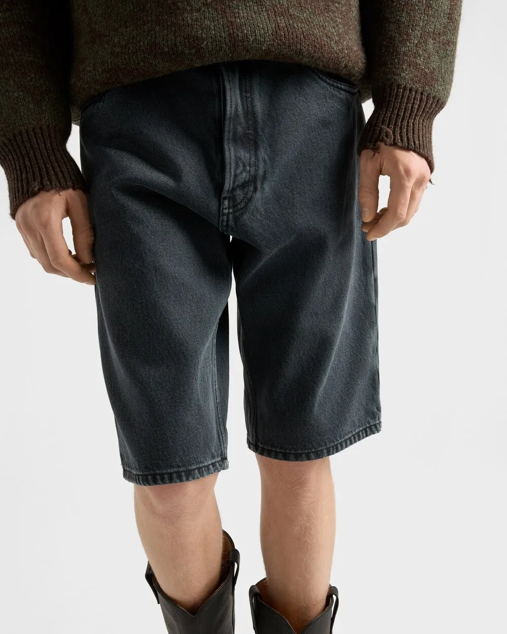 Prada Denim Bermudas
