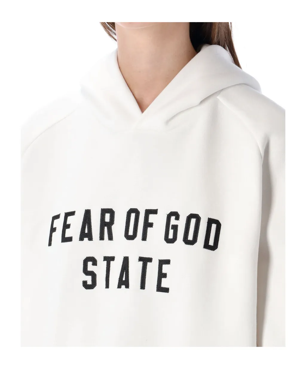 Fear Of God Essentials Logo Printed Hoodie