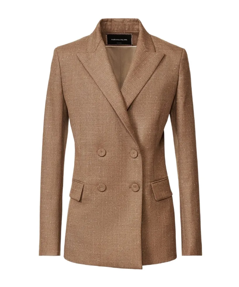Double-Breasted Suit Jacket