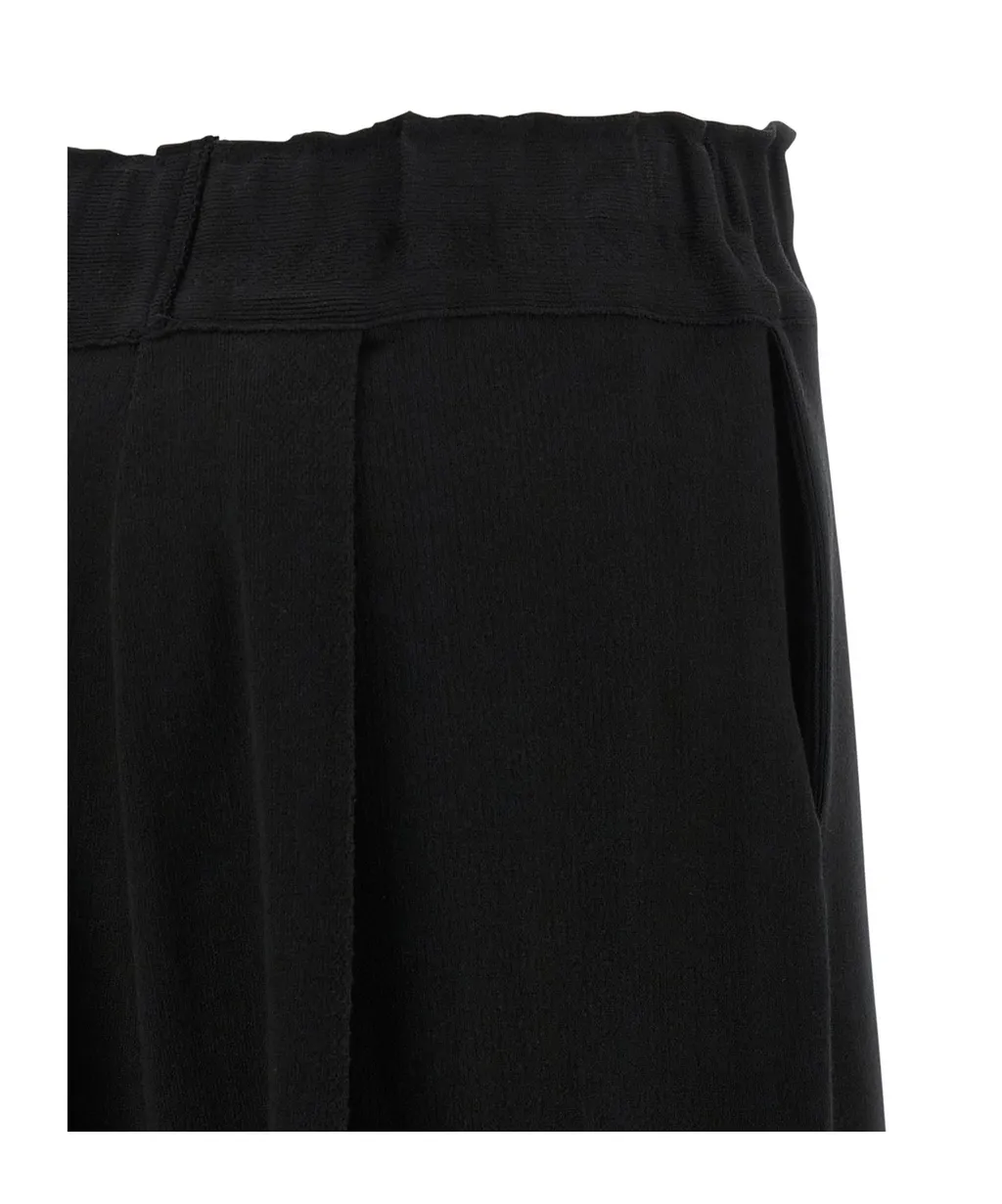 Issey Miyake Wide-Leg Cropped Trousers