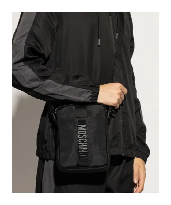 Moschino Logo Lettering Shoulder Bag