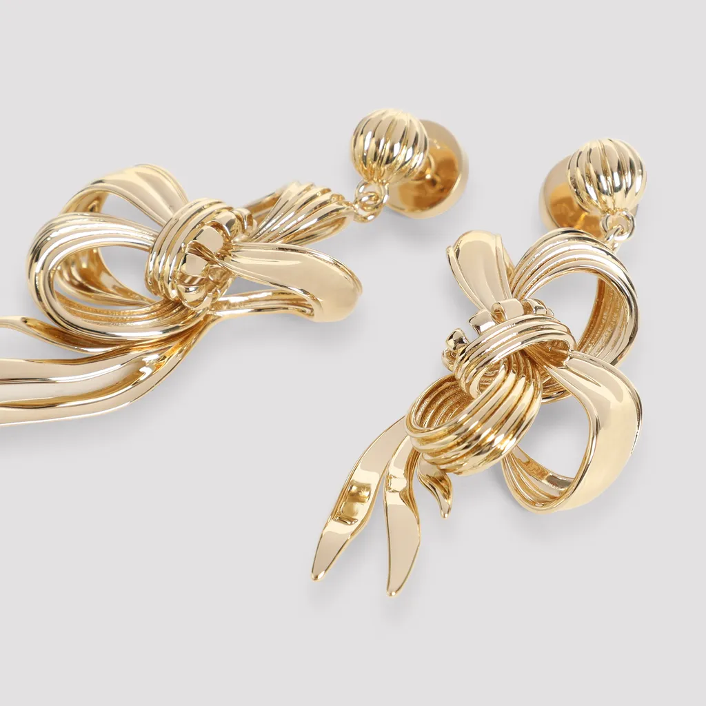 Metal Bow Earrings