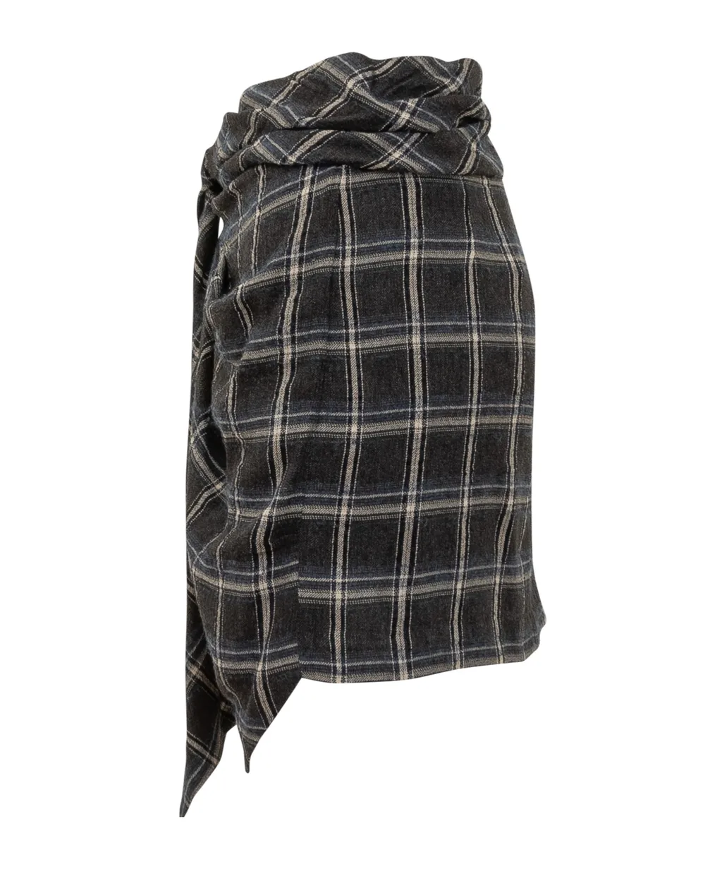 Knot Plaid Kimia-Gd Skirt