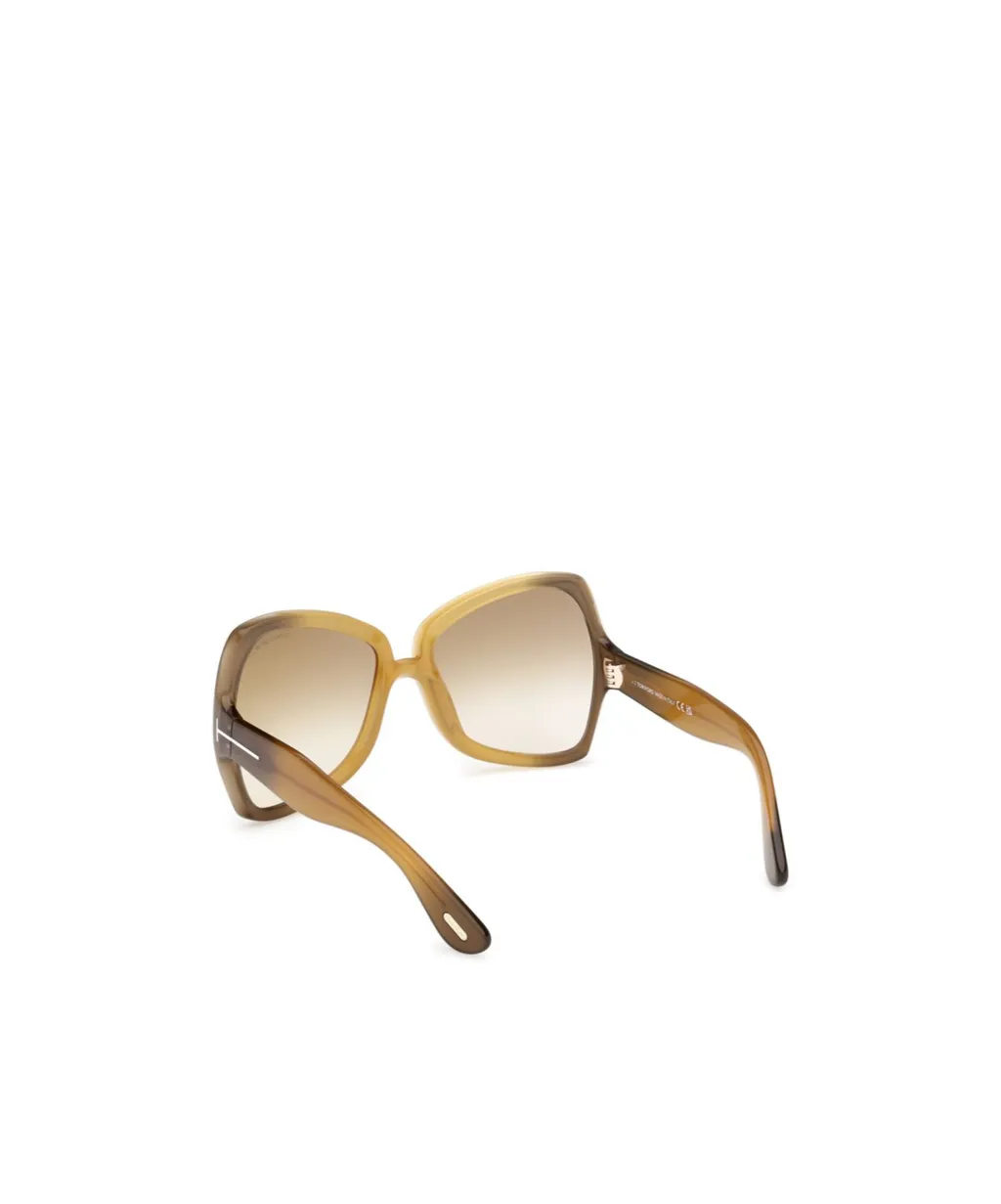 Tom Ford Eyewear Jerry Butterfly Frame Sunglasses