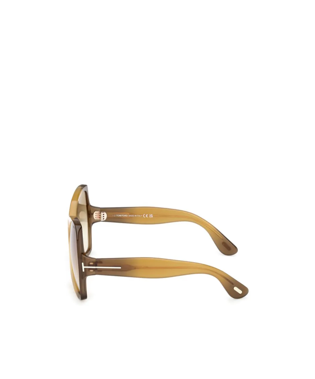 Tom Ford Eyewear Jerry Butterfly Frame Sunglasses
